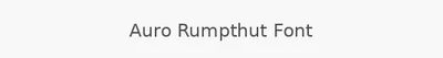 Auro Rumpthut Font