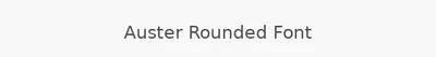 Auster Rounded Font