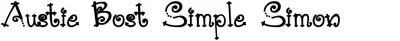 Austie Bost Simple Simon Font