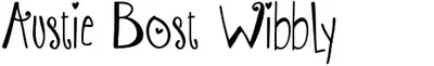 Austie Bost Wibbly Font