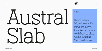 Austral Slab Font