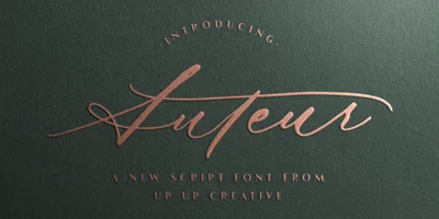 Auteur Font