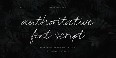 Authoritative Font