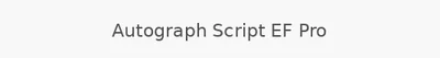 Autograph Script EF Pro