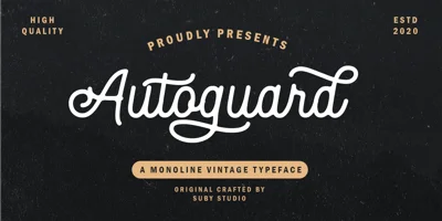 Autoguard Font
