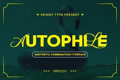 Autophile - Authentic Typeface