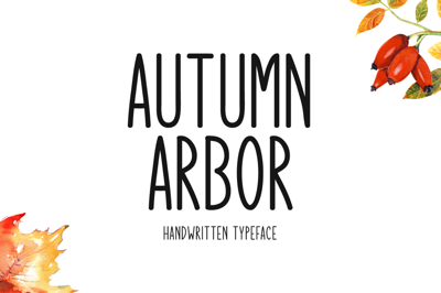 Autumn Arbor Typeface Free Download