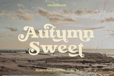 Autumn Sweet | Modern Bold Serif Free Download