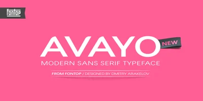 Avayo Font