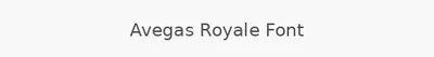 Avegas Royale Font