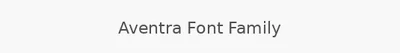 Aventra Font Family