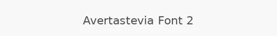 Avertastevia Font 2