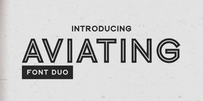 Aviating Font