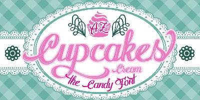 AZ Cupcakes Font