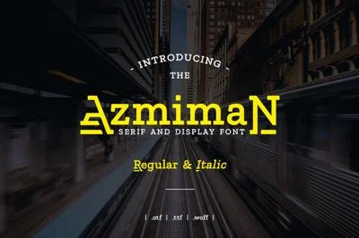 Azmiman Serif Font