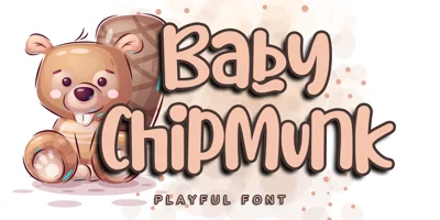 Baby Chipmunk Font