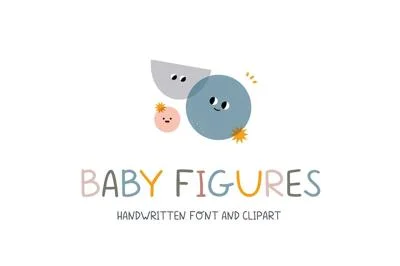 Baby figures | Handwritten font