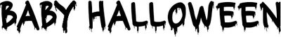Baby Halloween Font