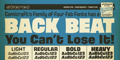 Back Beat Font