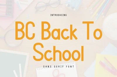 Back to School - Duo Font