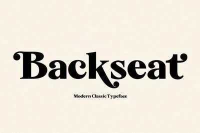 Backseat - Serif Typeface