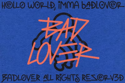 BAD LOVER FONT Free Download