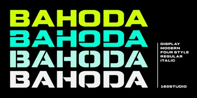 Bahoda Font