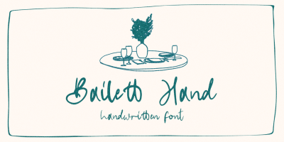 Bailett Hand Font