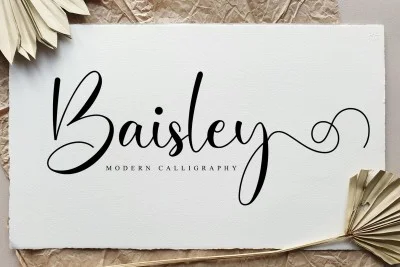 Baisley - Wedding Font