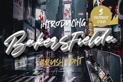 Bakersfield - 3 Font Combination Free Download