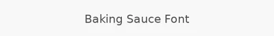 Baking Sauce Font