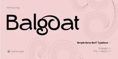 Balgoat Font
