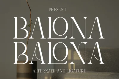 Balona Modern Serif Font