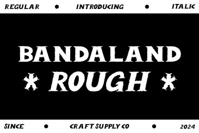 Bandaland Rough Font