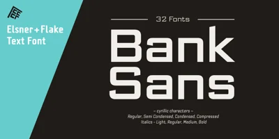 Bank Sans EF Font