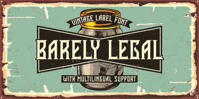 Barely Legal Font