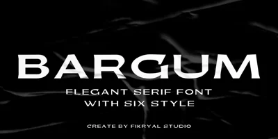 Bargum Font