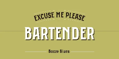 Bartender Font