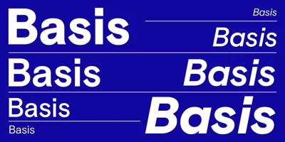 Basis Grotesque Font