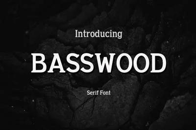 Basswood Serif Font