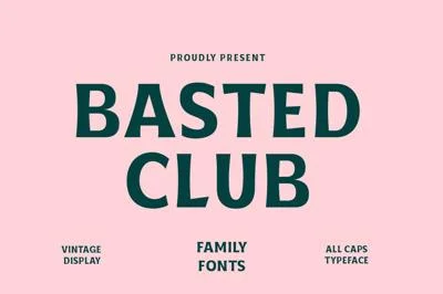 Basted Club Vintage Font