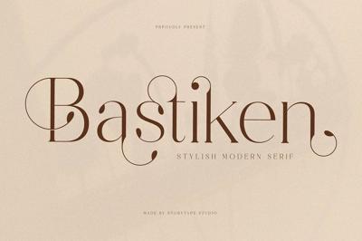 Bastiken Stylish Modern Serif Free Download