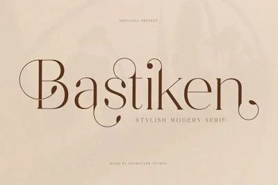 Bastiken Stylish Modern Serif Font