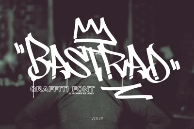 Bastrad Vol.01 Graffiti Font