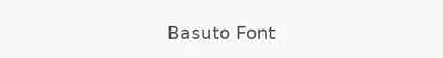 Basuto Font