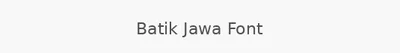 Batik Jawa Font