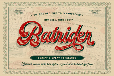 Batrider 2 Font Styles