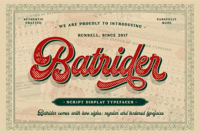 Batrider 2 Font Styles