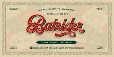 Batrider Font
