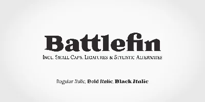 Battlefin Font